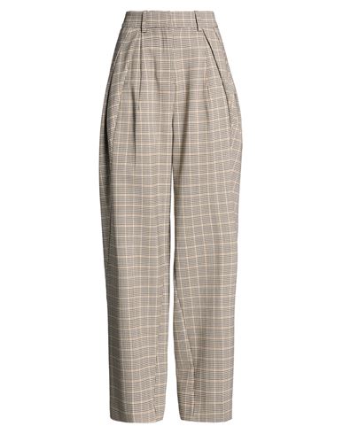 Rabanne Woman Pants Dark Brown Size 38 Wool, Elastane, Polyamide