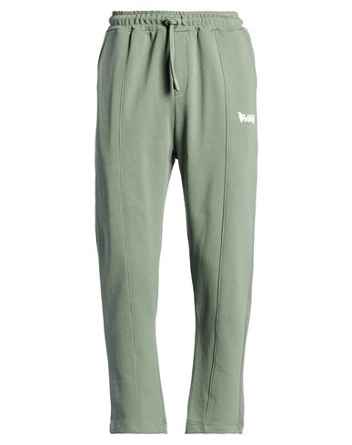 Disclaimer Man Pants Military Green Size S Cotton