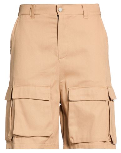 Disclaimer Man Shorts & Bermuda Shorts Camel Size Xl Cotton In Sand