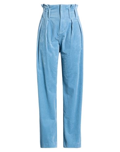 Iro Woman Pants Light Blue Size 4 Cotton
