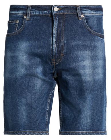 Impure Man Denim Shorts Blue Size 34 Cotton, Elastane