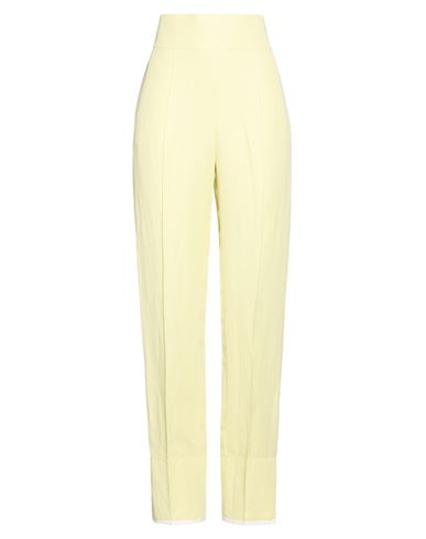 Pantalones Mujer Amarillo pastel 38 Mujer