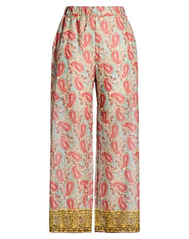 Le Streghe Woman Pants Sky Blue Size M Cotton