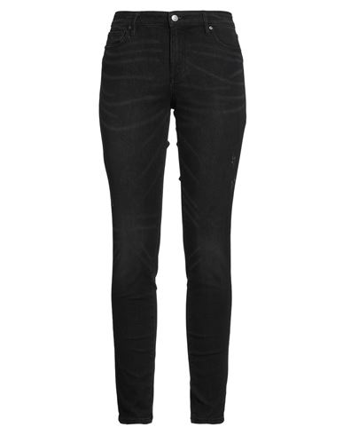 Armani Exchange Woman Jeans Black Size 32w-32l Cotton, Polyester, Viscose, Elastane