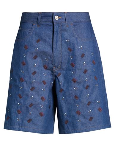Marni Man Denim Shorts Blue Size 32 Cotton