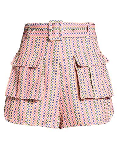 Odì Odì Woman Shorts & Bermuda Shorts Apricot Size M Polyester, Elastane In Orange