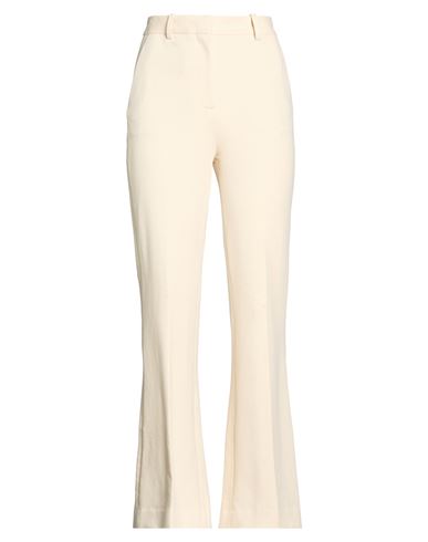 Circolo 1901 Woman Pants Cream Size 2 Cotton, Lycra In White