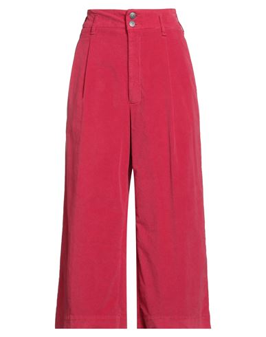 Cigala's Woman Pants Magenta Size 28 Cotton, Elastane In Red