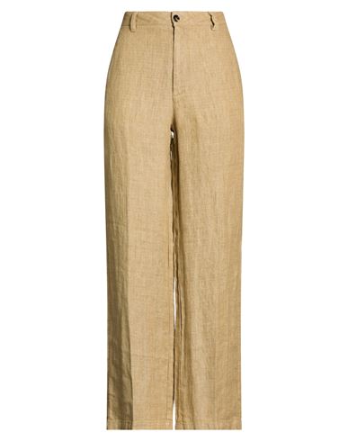 True Avenue Woman Pants Camel Size 27 Linen In Sand