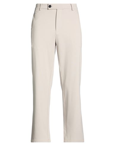 Alpha Studio Man Pants Light Grey Size 36 Viscose, Polyamide, Elastane In Gray