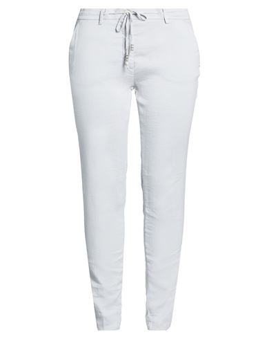 Mason's Woman Pants Light Grey Size 10 Linen, Viscose, Elastane In Gray