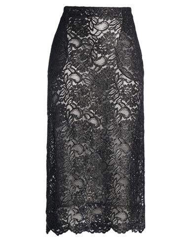 Falda midi Mujer Negro 36 Mujer