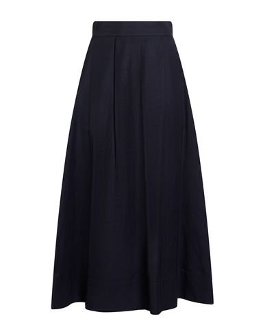 P.a.r.o.s.h P. A.r. O.s. H. Woman Midi Skirt Midnight Blue Size S Viscose, Linen