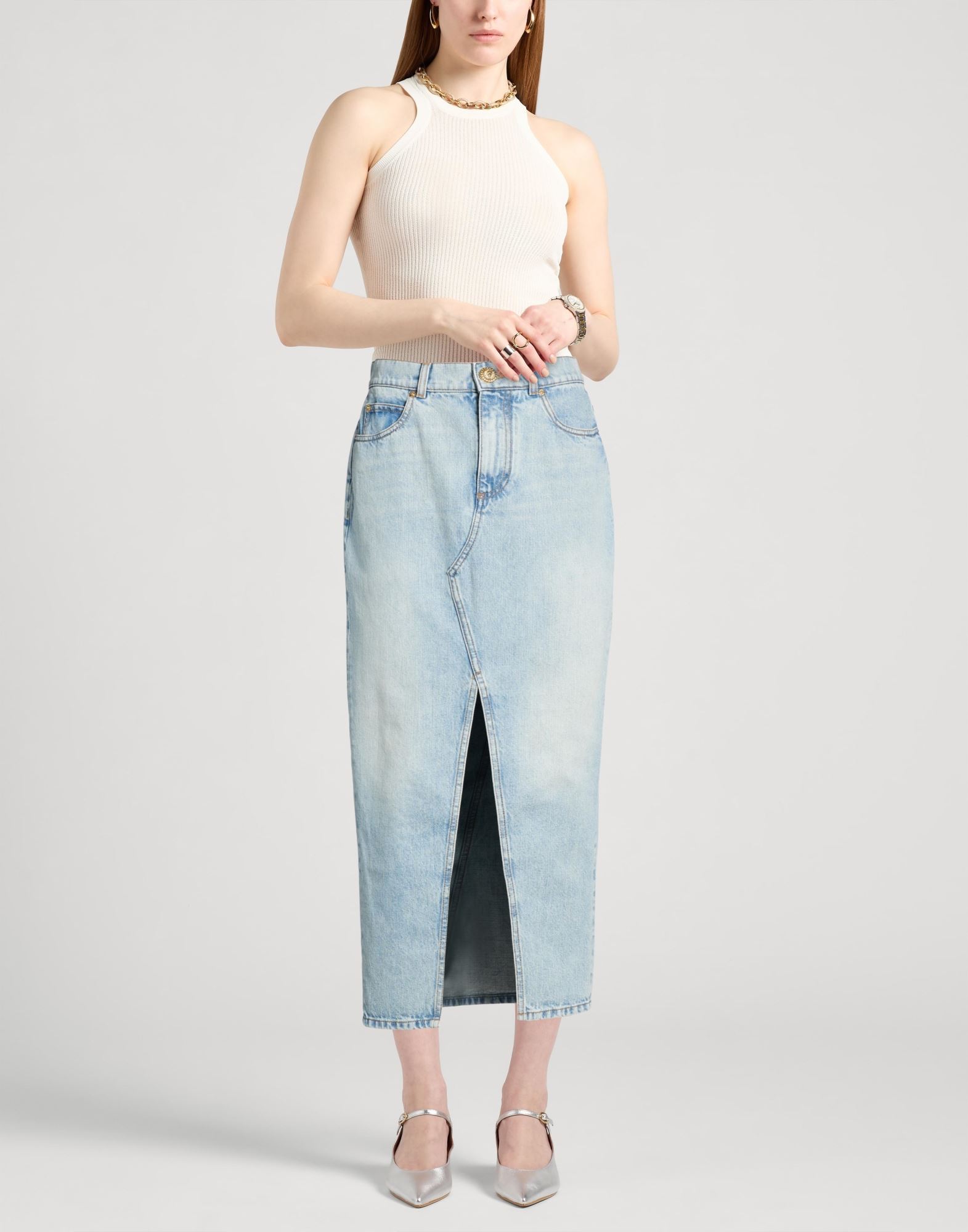  Balmain - Partes De Abajo - Faldas Vaqueras - On Yoox.com 