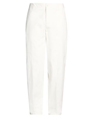 Isaia Man Pants White Size 38 Cotton