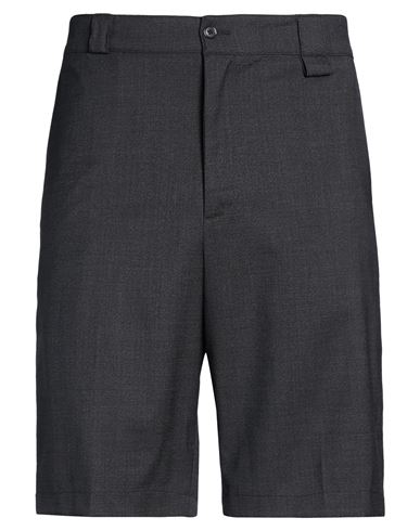 Paura Man Shorts & Bermuda Shorts Charcoal Size 34 Cotton In Gray