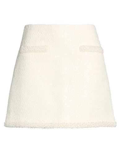 Minirock Damen Cremeweiß 32,34,36 Damen