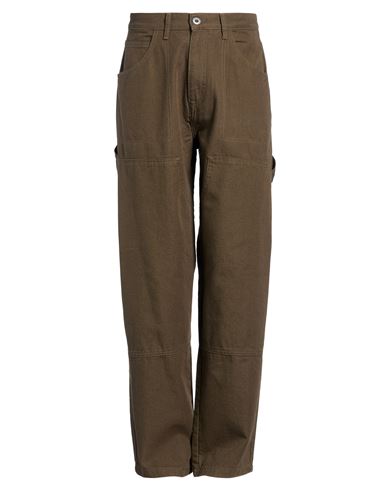 Alpha Industries Man Pants Dark Green Size 33 Cotton
