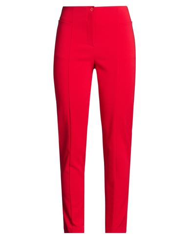 Rinascimento Woman Pants Red Size S Polyester, Elastane