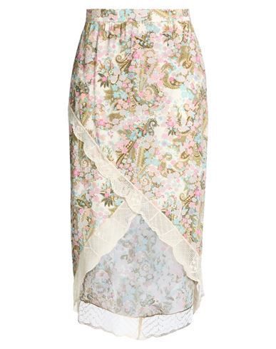 Falda midi Mujer Hueso 34 Mujer