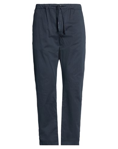 Clark Man Pants Midnight Blue Size 38 Cotton, Linen, Elastane