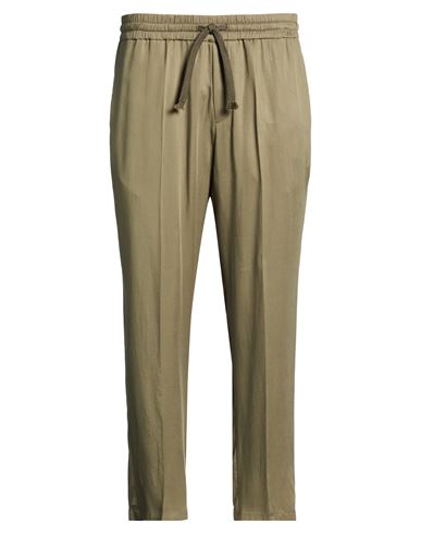 Berna Man Pants Military Green Size 38 Tencel
