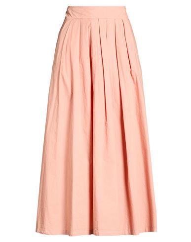 Alessia Santi Woman Maxi Skirt Blush Size 10 Cotton In Pink