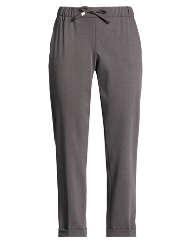 Teleria Zed Woman Pants Gunmetal Size 32 Polyester, Viscose, Elastane In Gray