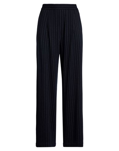 Odeeh Woman Pants Midnight Blue Size 10 Wool, Cotton