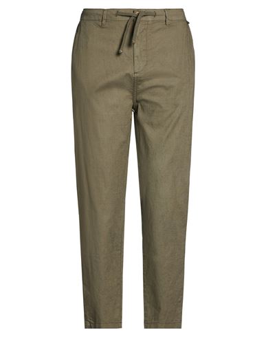 Impure Man Pants Military Green Size 40 Linen, Cotton