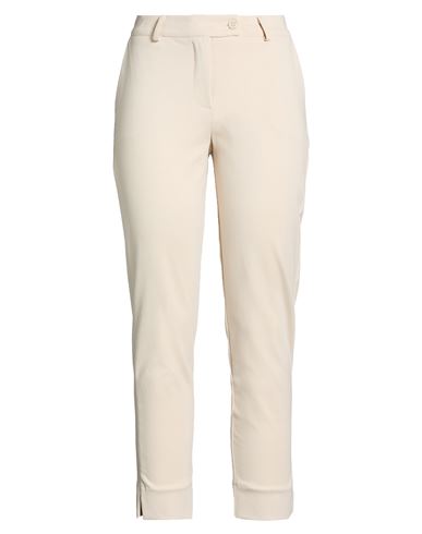 Le Streghe Woman Pants Beige Size M Cotton, Nylon, Elastane In White