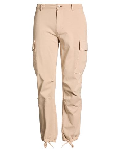 Distretto 12 Man Pants Light Brown Size 34 Cotton, Nylon, Elastane In Sand