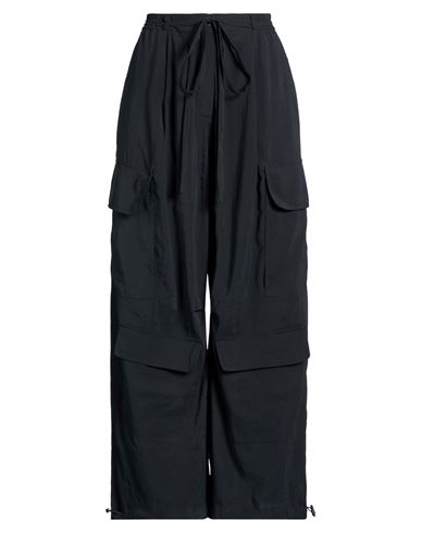 Isabel Benenato Woman Pants Black Size 4 Modal, Polyester