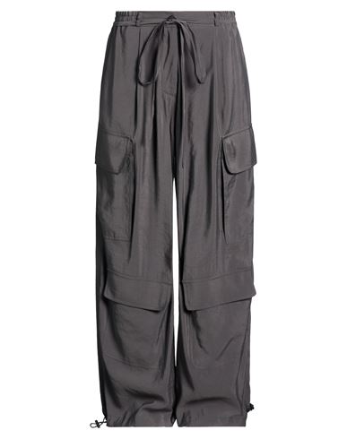 Isabel Benenato Woman Pants Grey Size 4 Modal, Polyester In Gray