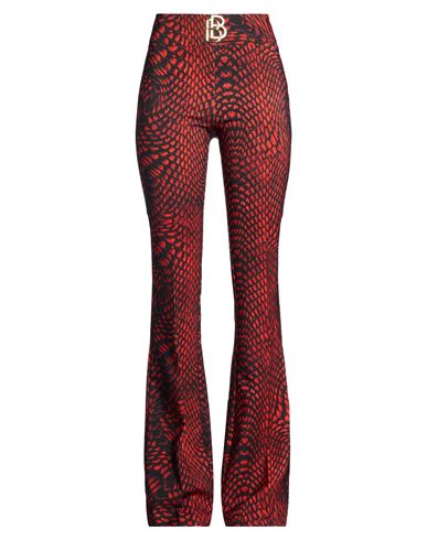 Babylon Woman Pants Red Size 6 Polyester, Elastane In Burgundy