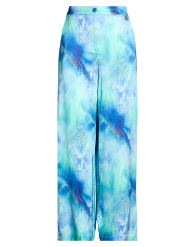 Goa Goa Woman Pants Turquoise Size L Viscose, Rayon In Blue