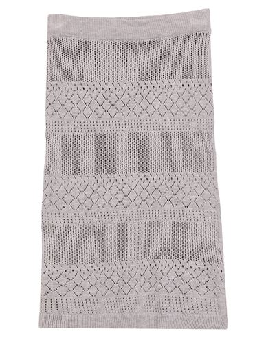 Babylon Woman Midi Skirt Light Grey Size 3 Viscose, Polyester In Multi