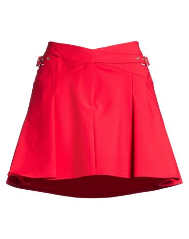 Babylon Woman Mini Skirt Red Size 6 Polyamide, Elastane