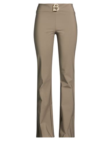 Babylon Woman Pants Grey Size 4 Polyamide, Elastane In Brown