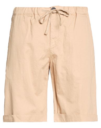 Clark Man Shorts & Bermuda Shorts Beige Size 38 Cotton, Linen, Elastane In Neutral