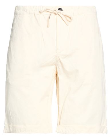 Clark Man Shorts & Bermuda Shorts Cream Size 38 Linen In Neutral