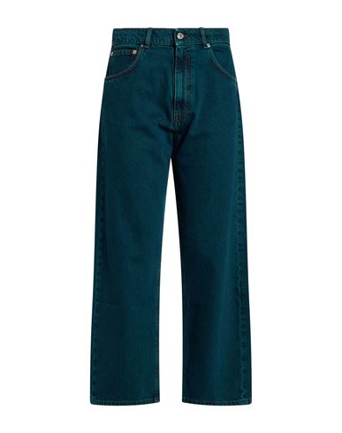 Grifoni Woman Jeans Deep Teal Size 26 Cotton In Green