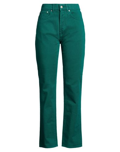 Grifoni Woman Jeans Green Size 32 Cotton