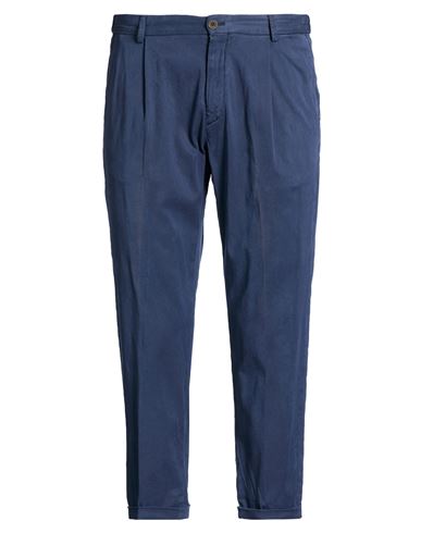 Outfit Out/fit Man Pants Navy Size 38 Lyocell, Cotton, Elastane In Blue