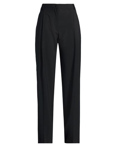 Grifoni Woman Pants Black Size 8 Polyester, Virgin Wool, Elastane