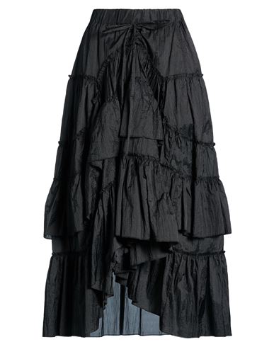 Isabel Benenato Woman Maxi Skirt Black Size L Polyamide
