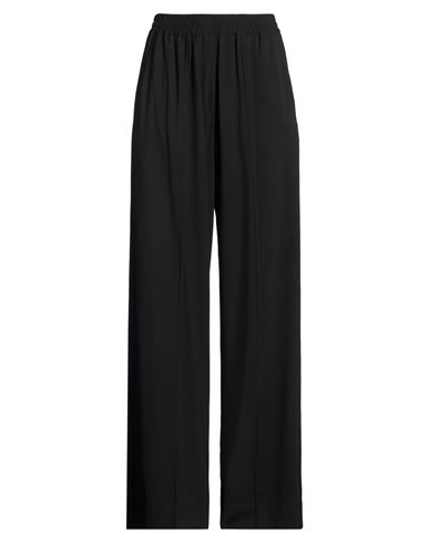 Isabel Benenato Woman Pants Black Size 8 Viscose, Elastane