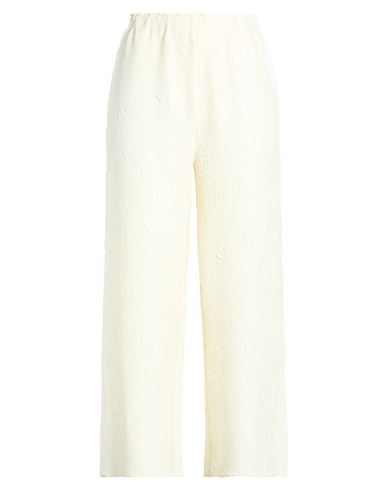 Pantalones Mujer Marfil 36 Mujer