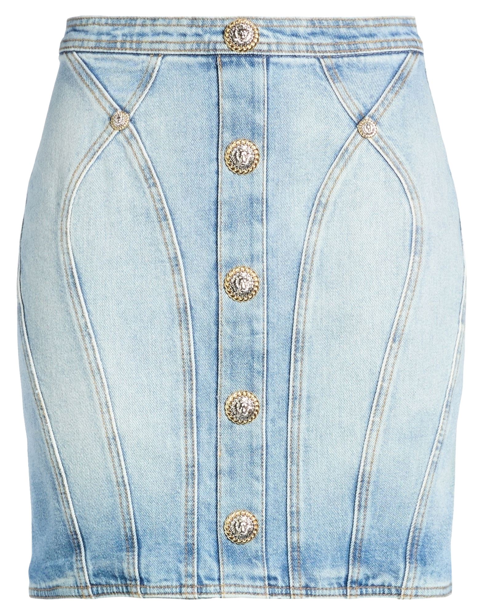 BALMAIN BALMAIN BOTTOMWEAR Denim φούστα