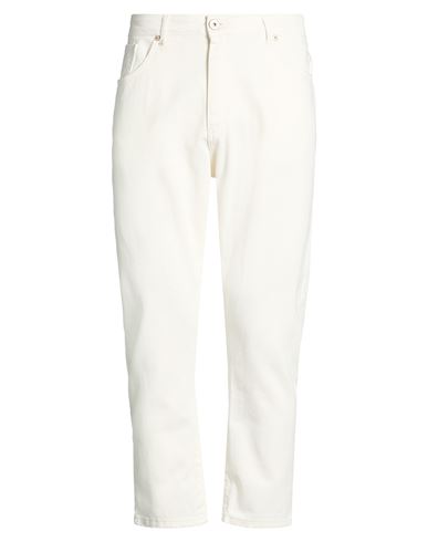 Berna Man Pants White Size 38 Cotton
